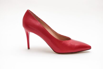 Large size red heels for women